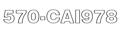 570-CAI978
