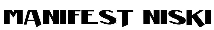 Manifest Niski Font Image