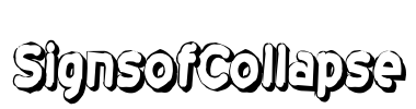 SignsofCollapse Font Image