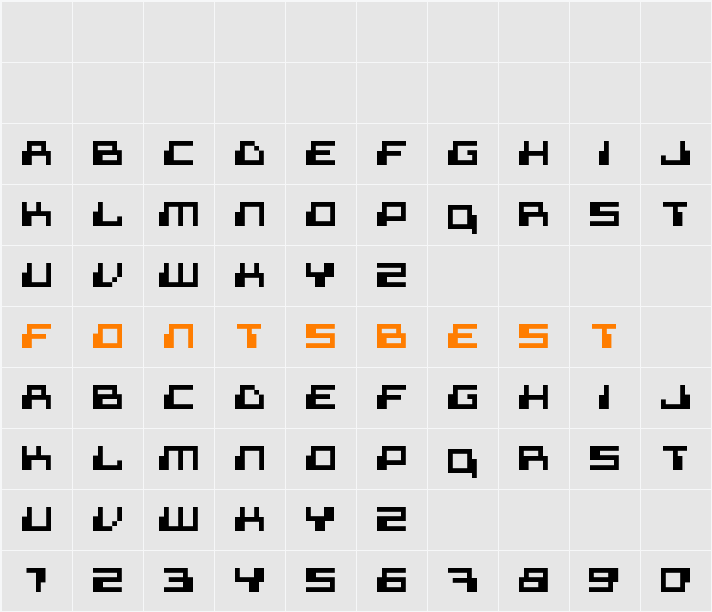 superdigital Character Map