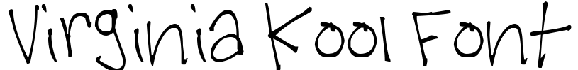 Virginia Kool Font