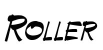Roller Font Image