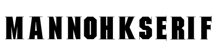 MannohKSerif Font Image