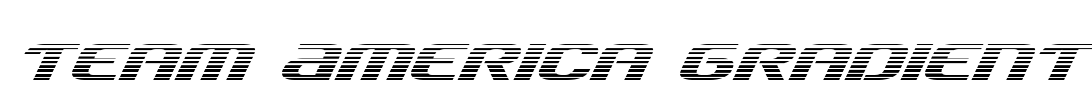 Team America Gradient Font Image
