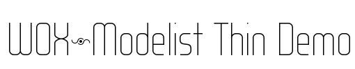 WOX~Modelist Thin Demo