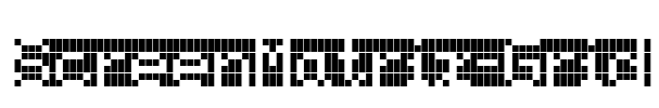 ScreenMatrix-Grid Font Image