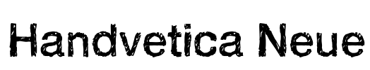 Handvetica Neue