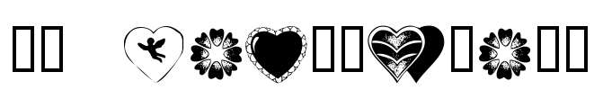 KR Heartiness Font Image