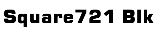 Square721 Blk Font Image