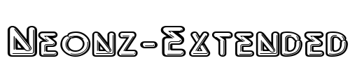Neonz-Extended Font Image