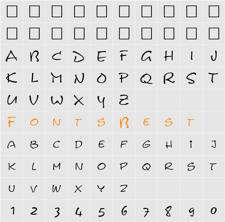 Pyxid Character Map