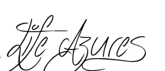 Life Azures Font Image