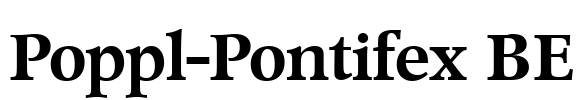 Poppl-Pontifex BE