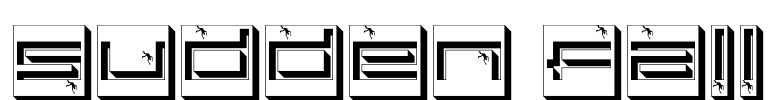 Sudden Fall Font Image