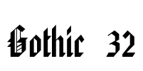 Gothic 32