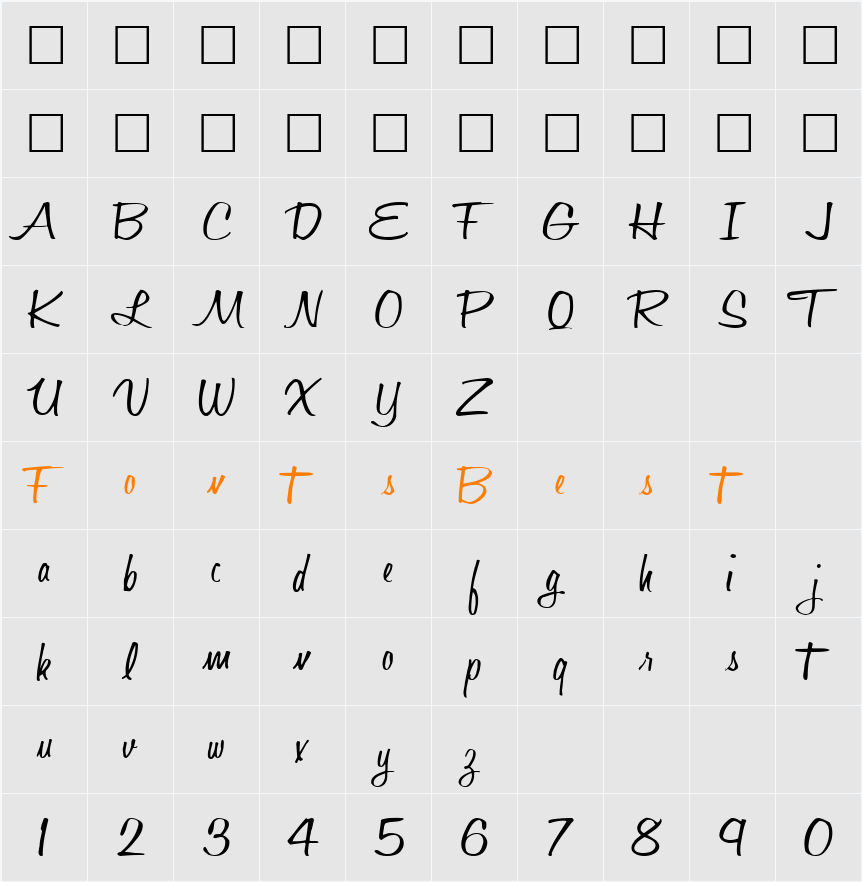 Positive Character Map