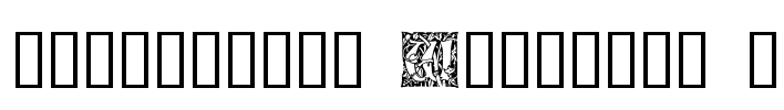 Ornamental Initials W Font Image
