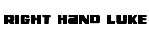 Right Hand Luke Font Image