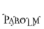 Parolm Font Image