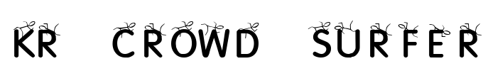 KR Crowd Surfer Font Image