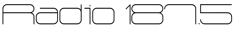 Radio 187.5 Font Image