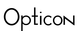 Opticon Font Image