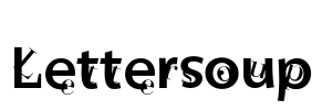 Lettersoup Font Image