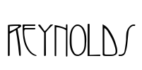 Reynolds Font Image