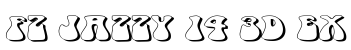 FZ JAZZY 14 3D EX Font Image