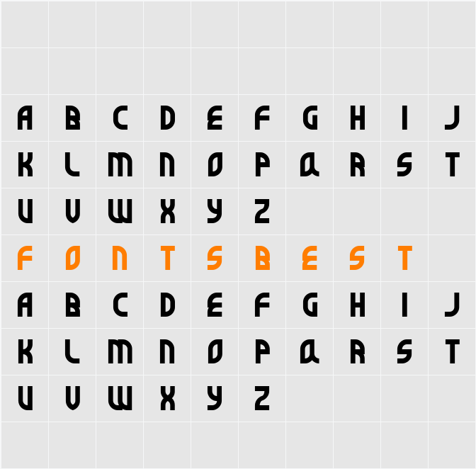 SuperBefok Character Map