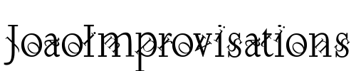 JoaoImprovisations Font Image