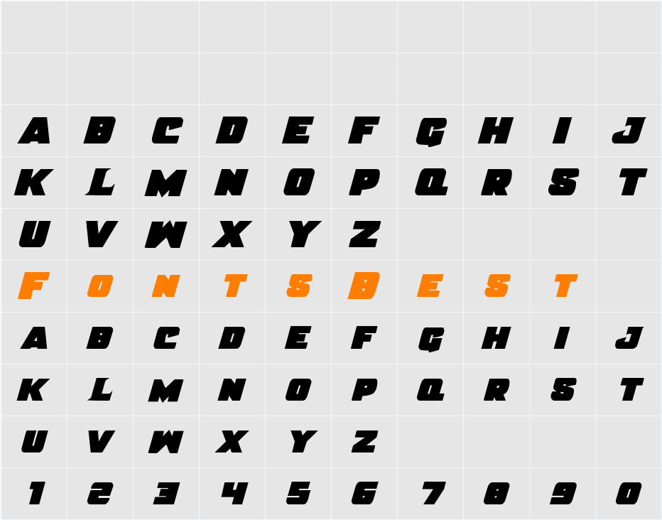 Justice Solid Character Map