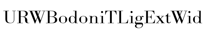 URWBodoniTLigExtWid