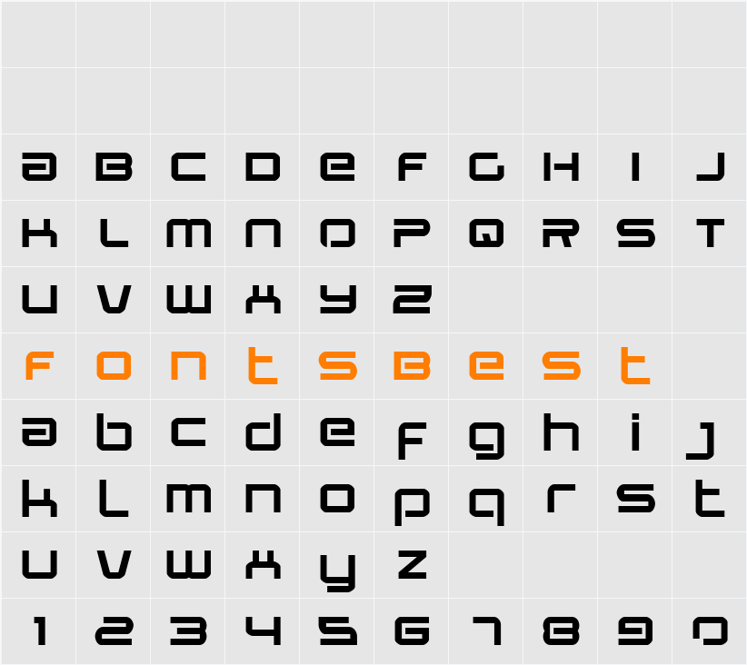 Star Eagle Expanded Character Map