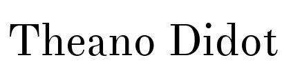 Theano Didot Font Image