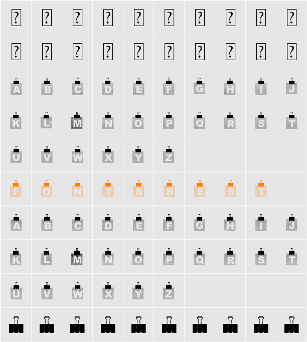 Remember Character Map