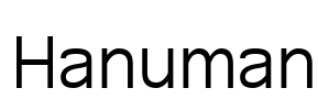 Hanuman Font Image