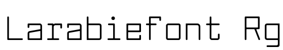 Larabiefont Rg Font Image