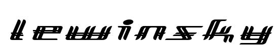 Lewinsky Font Image