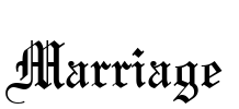 Marriage Font Image