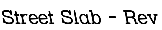 Street Slab - Rev