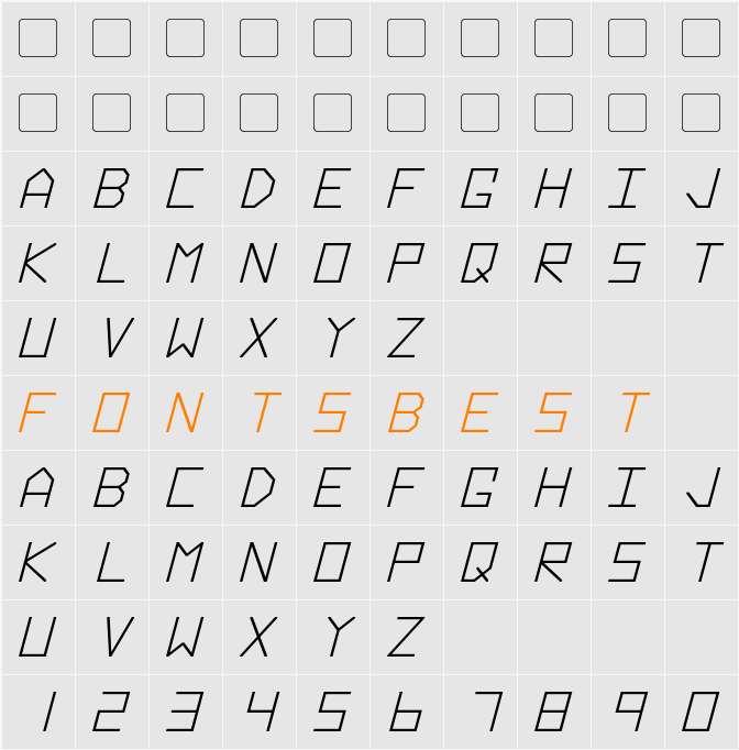 Hyperspace Character Map