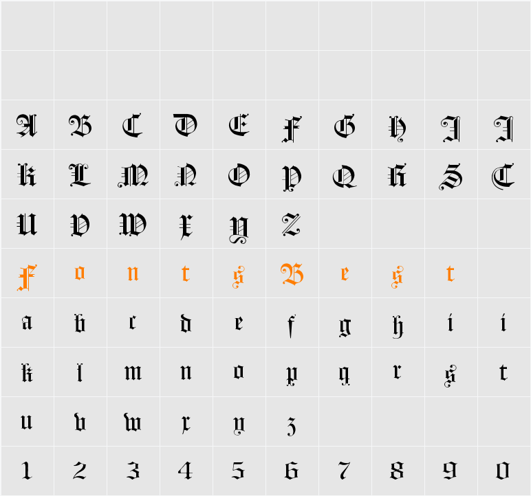 HollandMorlaeu Character Map