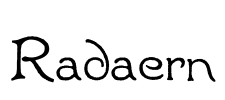 Radaern Font Image