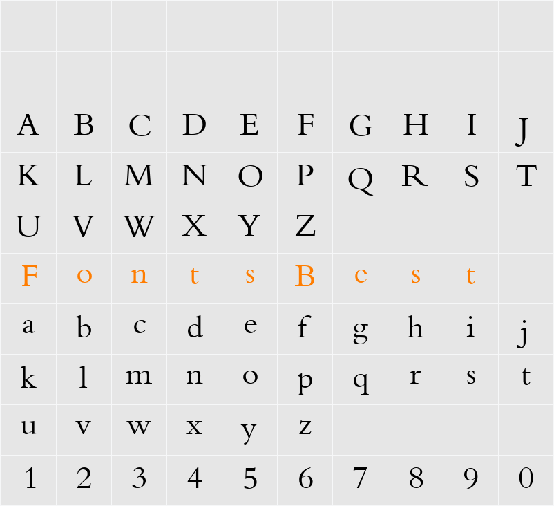 Elpida Unicode Nesxi Character Map
