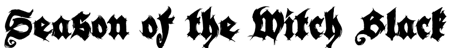 Season of the Witch Black