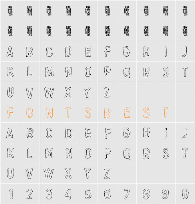 Quicksand x Character Map