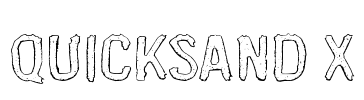 Quicksand x Font Image