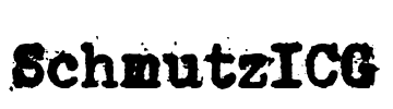 SchmutzICG Font Image
