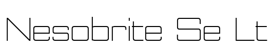 Nesobrite Se Lt Font Image